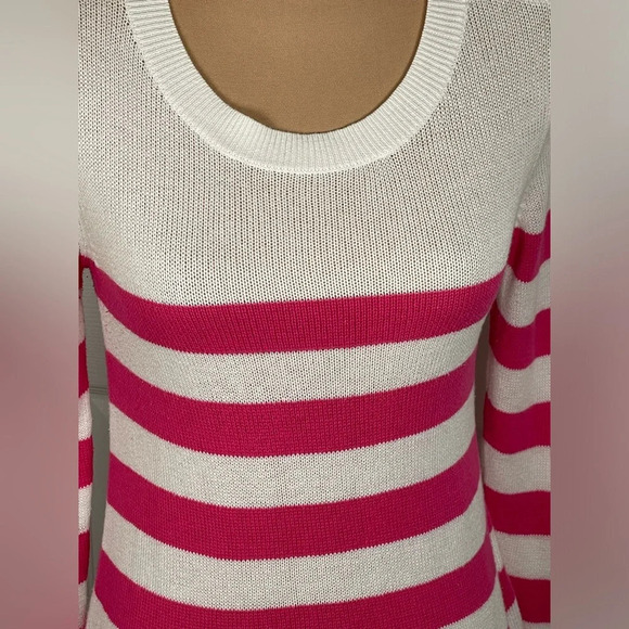 LILLY PULITZER Orchid Pink Flagler Striped Sweater XS - Picture 10 of 10